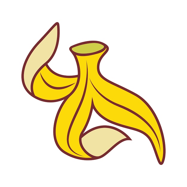 Diseño de icono de logotipo de plátano