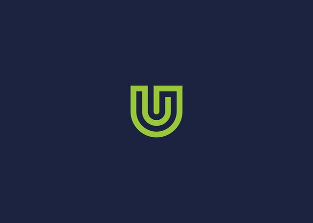 el diseño del icono del logotipo u la inspiración de la plantilla de diseño vectorial de la letra