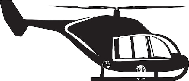 Vector el diseño del icono md500 de md helicopters