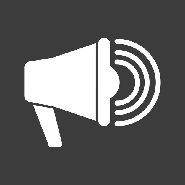 diseño de icono de megáfono, gráfico de vector ilustración eps10