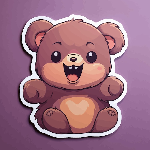 Diseño de icono de oso