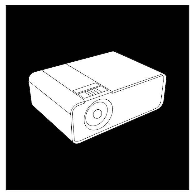 diseño del icono del proyector