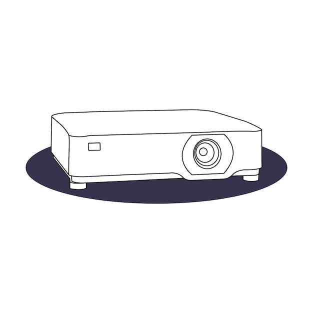 diseño del icono del proyector