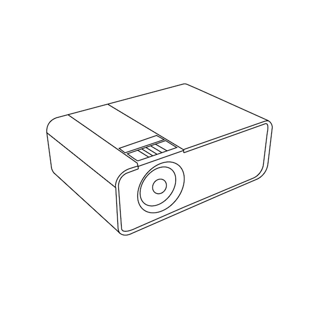 diseño del icono del proyector