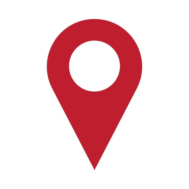 diseño del icono del punto de ubicación