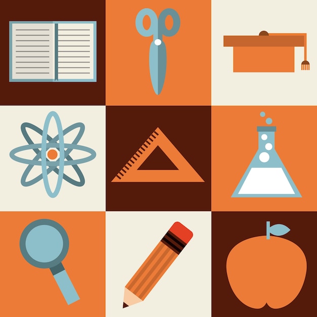 diseño de icono retro aislado, ilustración vectorial gráfico eps10