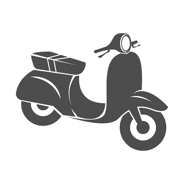 Diseño de icono de scooter de motor
