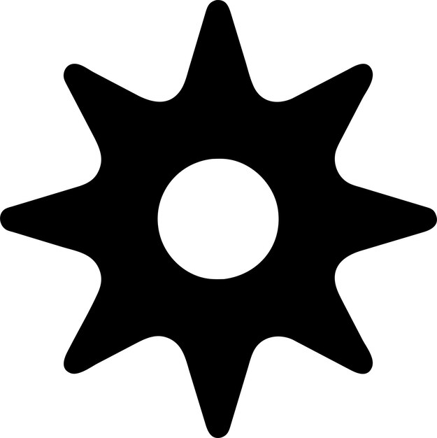 Diseño del icono del sol