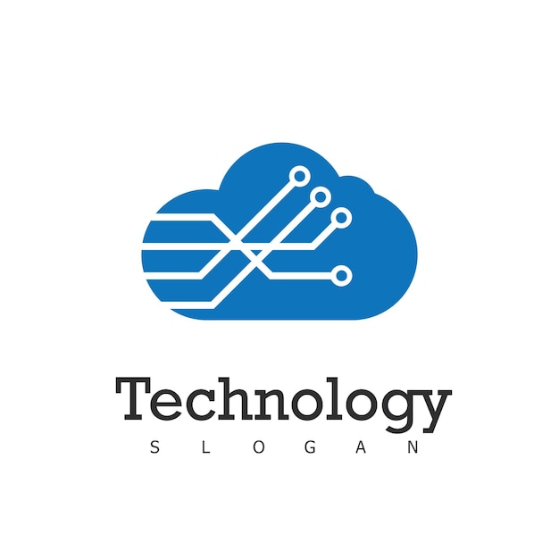 Diseño de icono de tecnología de logotipo de tecnología