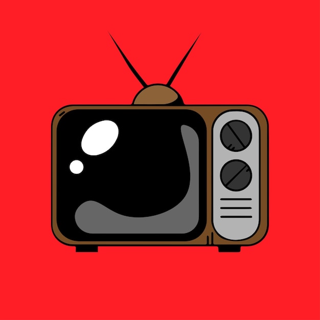 Vector diseño de icono de televisión