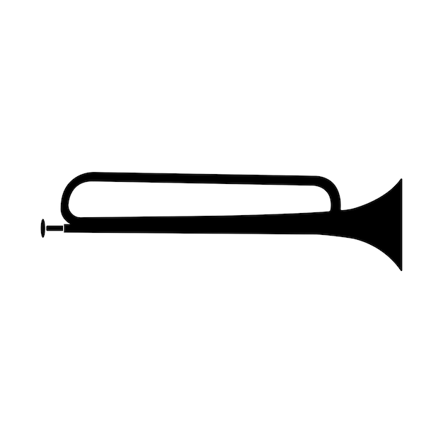 diseño del icono de la trompeta