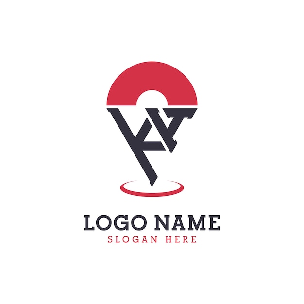 Diseño de icono de ubicación KH Logotipo moderno KH Pinpoint para aplicaciones de mapas de navegación y negocios basados en la ubicación