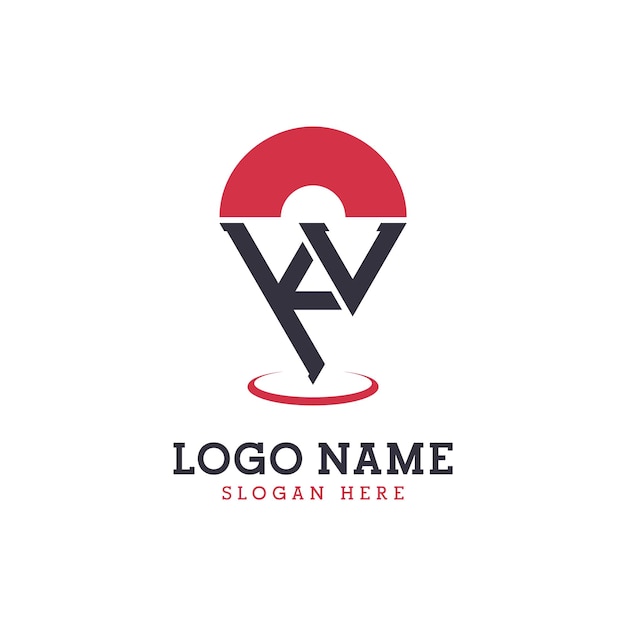 Diseño de icono de ubicación Logotipo moderno de KL Pinpoint para aplicaciones de mapas de navegación y negocios basados en la ubicación