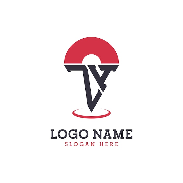 Diseño de icono de ubicación de ZH Logotipo moderno de ZH Pinpoint para aplicaciones de mapas de navegación y negocios basados en la ubicación