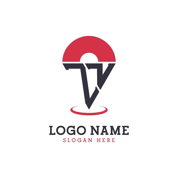Diseño de icono de ubicación ZZ Logotipo moderno de ZZ Pinpoint para aplicaciones de mapas de navegación y negocios basados en la ubicación