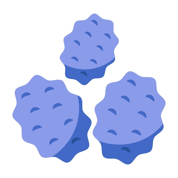Un diseño de icono de vector de diseño plano de snack