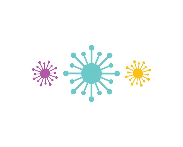 Diseño de icono de vector de flor