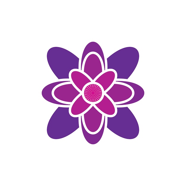 Diseño de icono de vector de flor