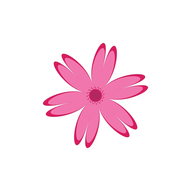 Diseño de icono de vector de flor