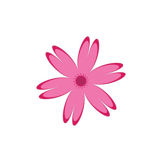 Diseño de icono de vector de flor