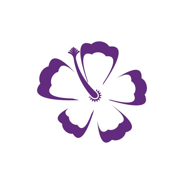 Diseño de icono de vector de flor