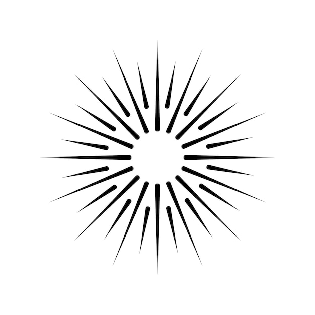 Diseño de icono de vector de fuegos artificiales