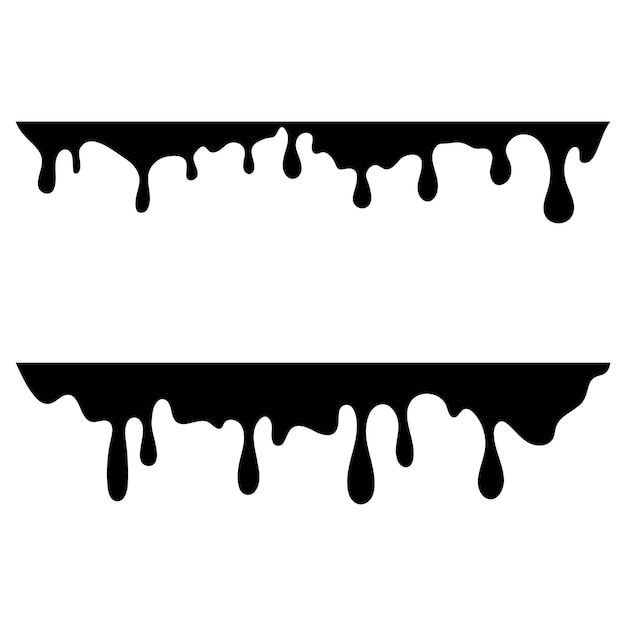 Diseño de icono de Vector de gota de tinta