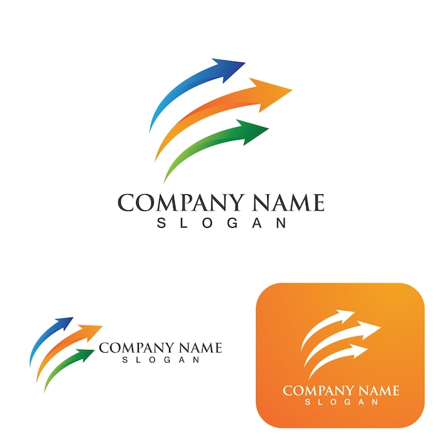 Diseño de icono de vector de plantilla de logotipo de finanzas de negocios