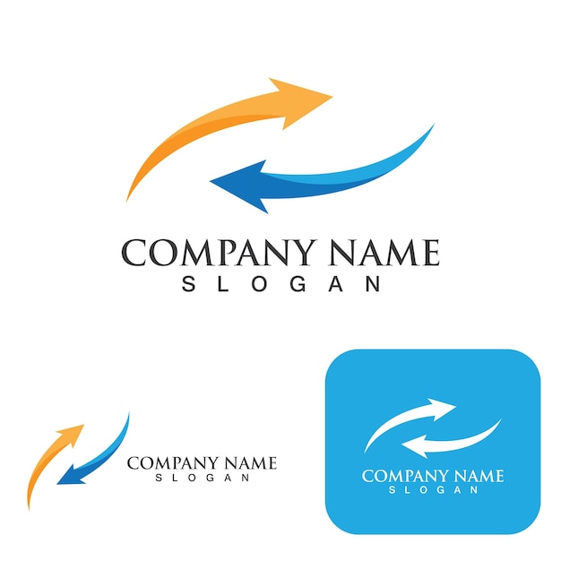 Diseño de icono de vector de plantilla de logotipo de finanzas de negocios