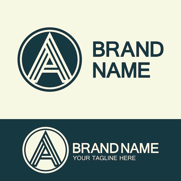 Un diseño de icono de Vector de plantilla de logotipo de letra empresarial