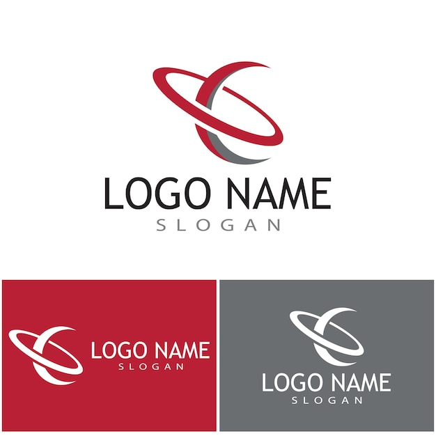 Diseño del icono vectorial de la plantilla del logotipo de la letra C