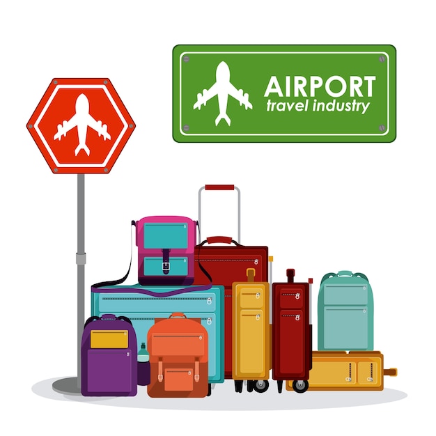 Diseño de icono de viaje
