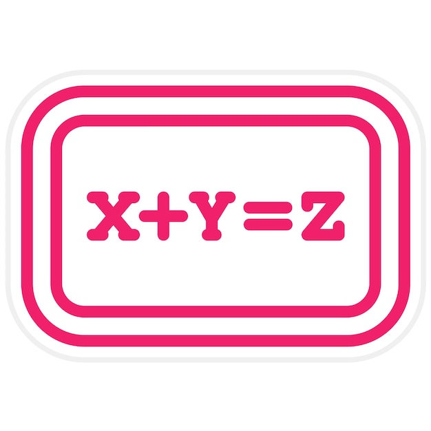 Diseño de íconos de álgebra vectorial