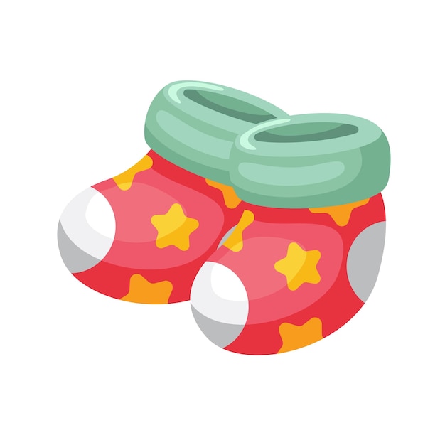 Diseño de iconos de calcetines para bebés Diseño vectorial