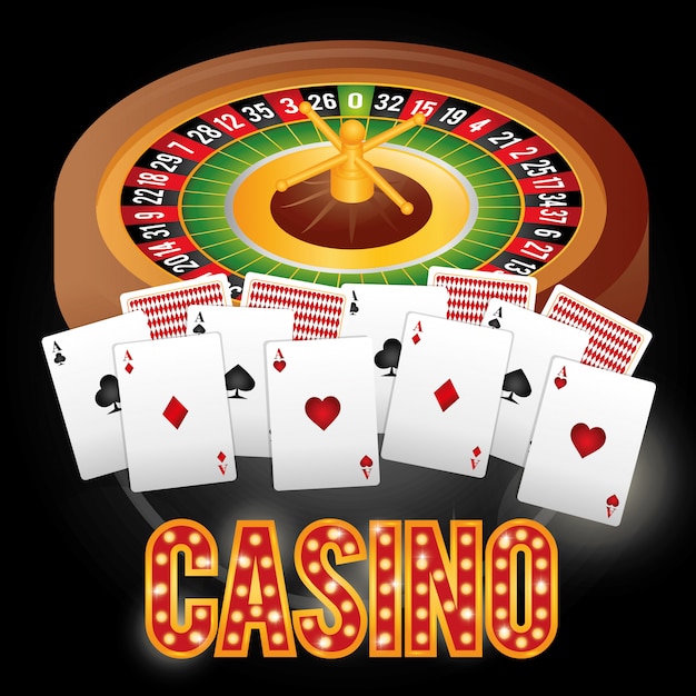 Vector diseño de iconos de casino