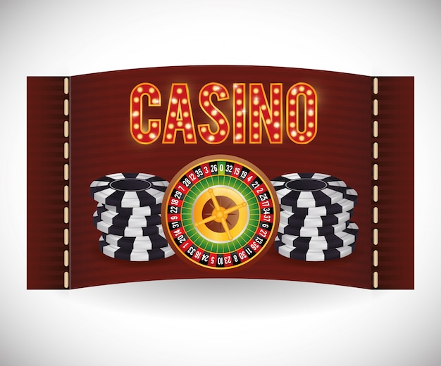 Vector diseño de iconos de casino