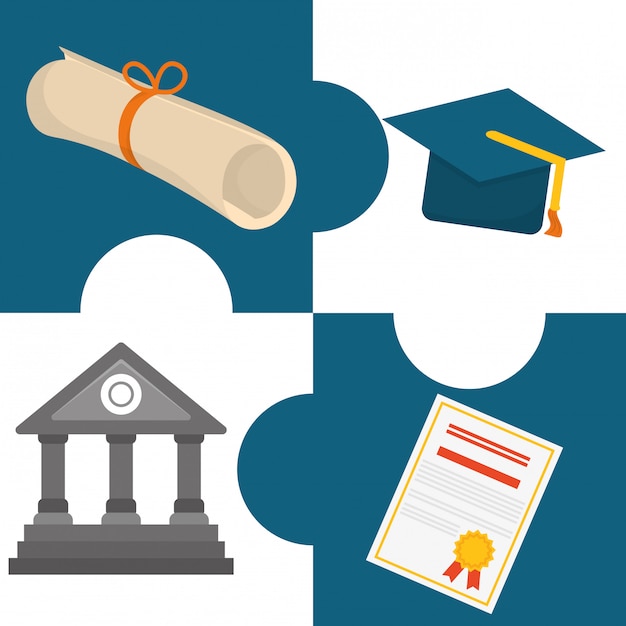 Diseño de iconos de educación