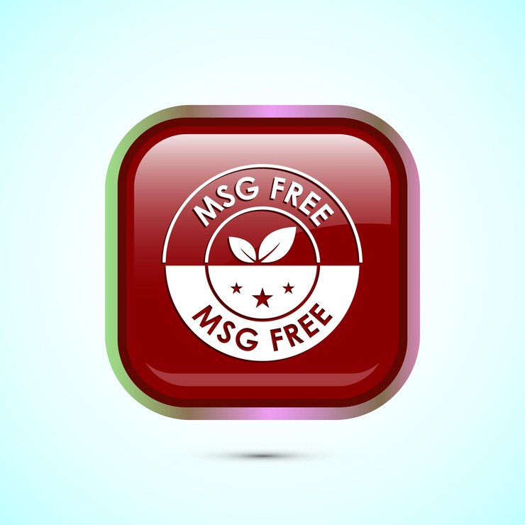 Vector diseño de iconos gratuitos de msg ilustración de etiquetas de msg para la web y la aplicación diseño de botones cuadrados de color rojo