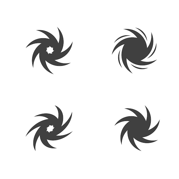 diseño de íconos de ilustración vectorial de vórtice
