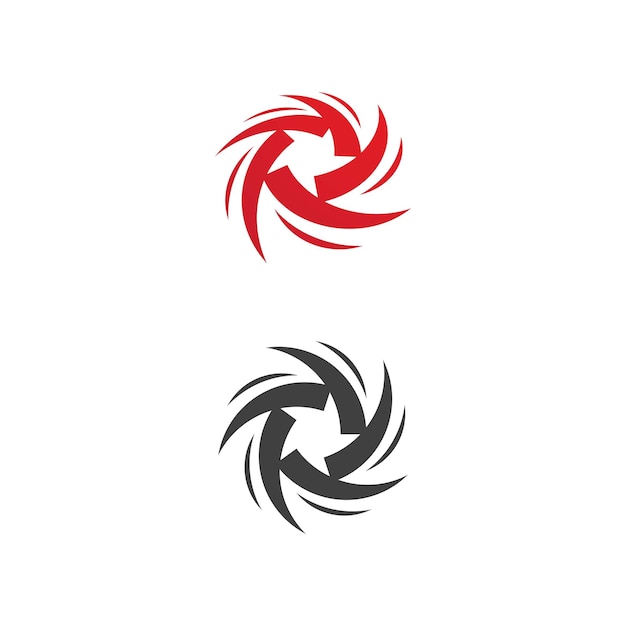 diseño de íconos de ilustración vectorial de vórtice