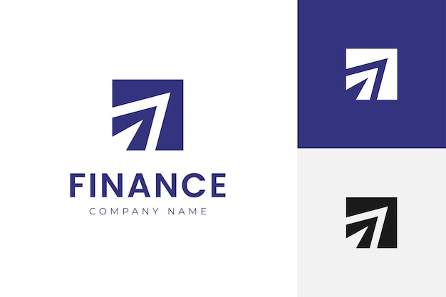 diseño de íconos de logotipo de crecimiento financiero símbolo gráfico vectorial forma de flecha concepto para la estética de inversión plantilla de logotipo