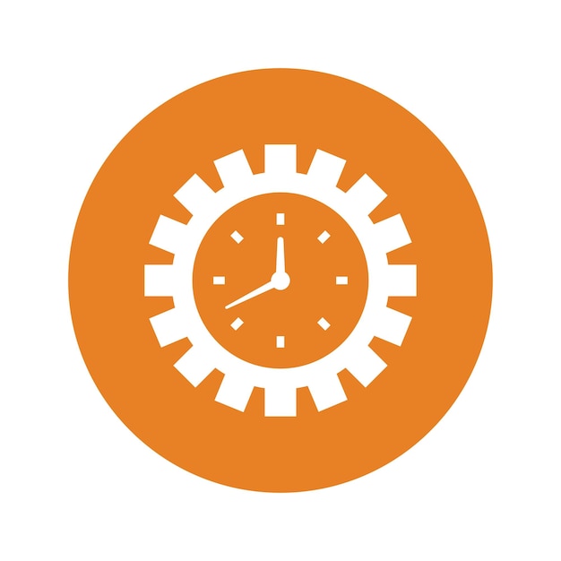 Diseño de íconos de optimización de tiempo