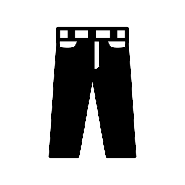 Diseño de iconos de pantalones Diseño de ilustraciones