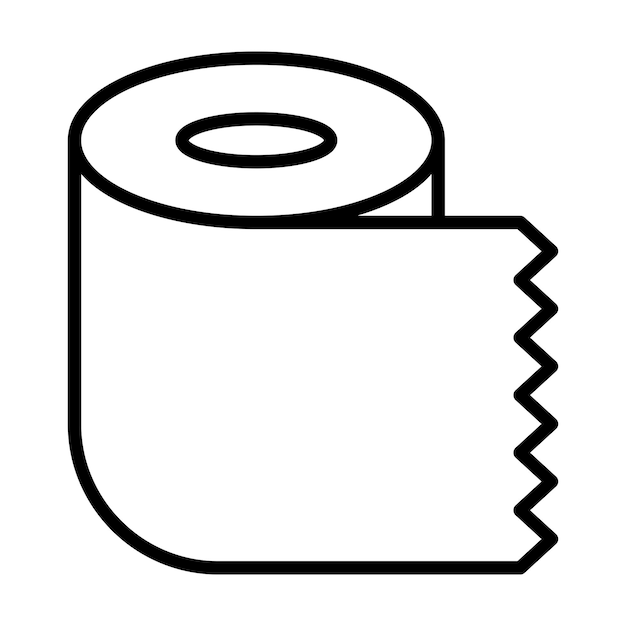 Diseño de iconos de papel tisú Diseño de ilustraciones