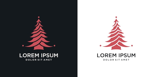 diseño de íconos de plantillas de logotipo de abstract inspiration spruce tree