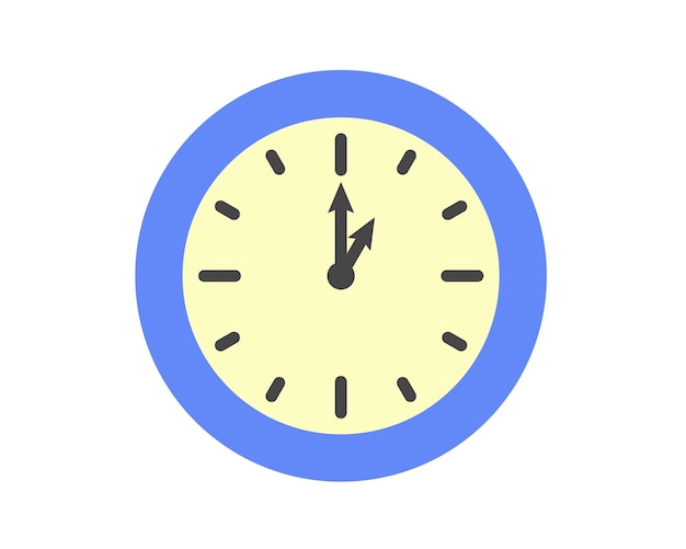 Diseño de iconos de reloj de verano con frutas de la pasión Iconos de frutas del tiempo