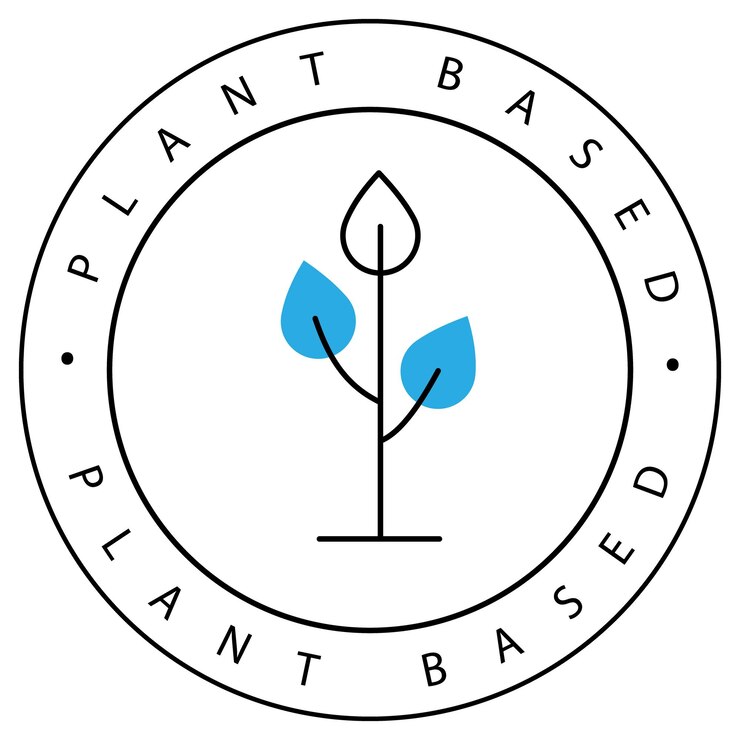 Vector diseño de iconos de símbolos de vectores ecológicos basados en plantas