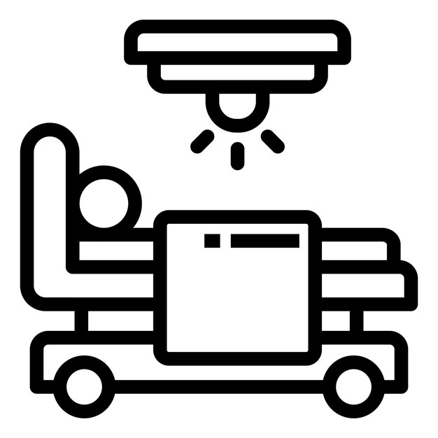 Diseño de íconos vectoriales de cirugía Ar