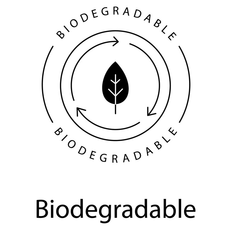 Vector diseño de íconos vectoriales ecológicos y biodegradables
