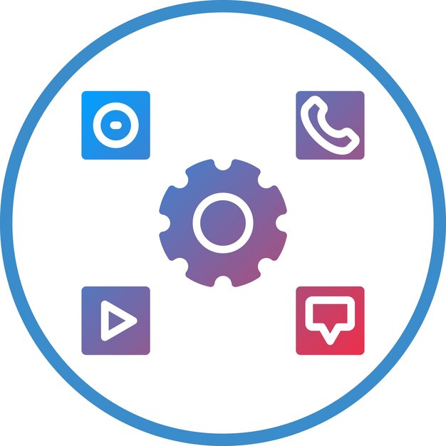Diseño de iconos vectoriales Estilo de iconos